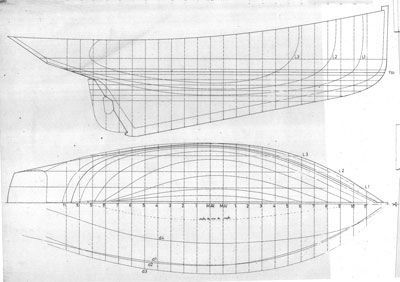 Plan et schéma du bateau KROG E BARZ